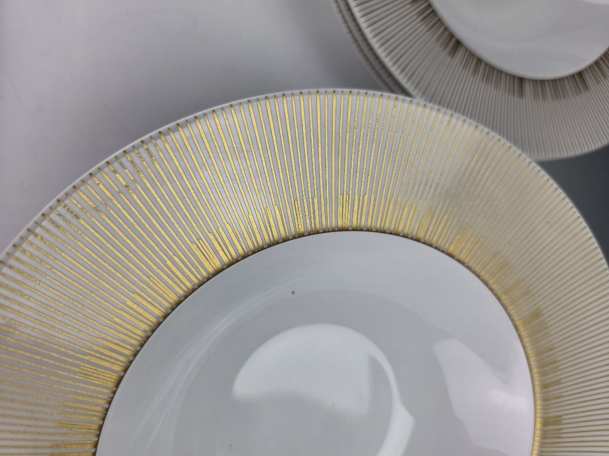 Bernardaud "sol" - 12 Deep Soup Plates With Flanges, ∅ 22.5 Cm-photo-3