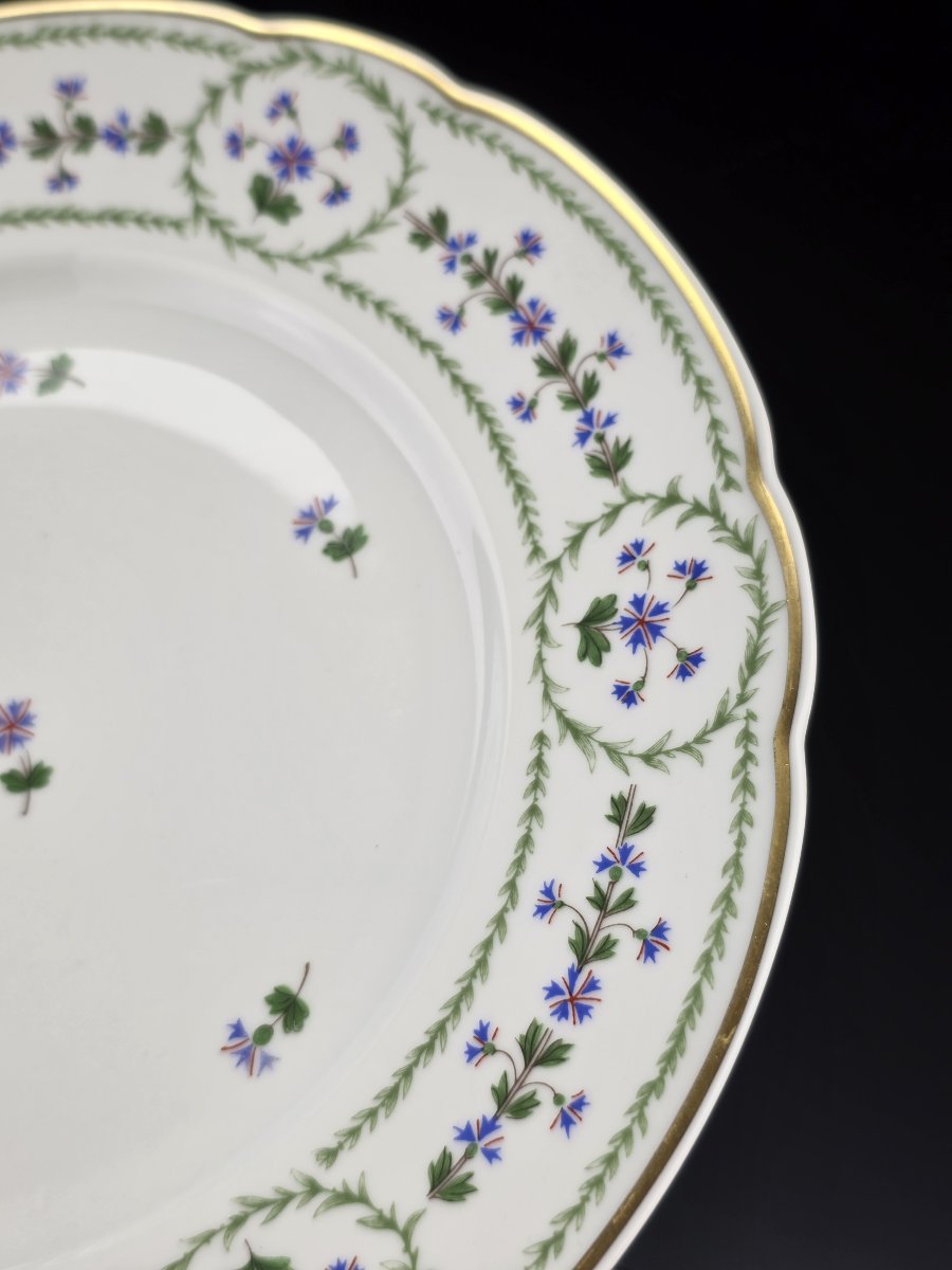 Bernardaud "barbeaux" - 12 Dessert Plates, ∅ 21.5 Cm-photo-3