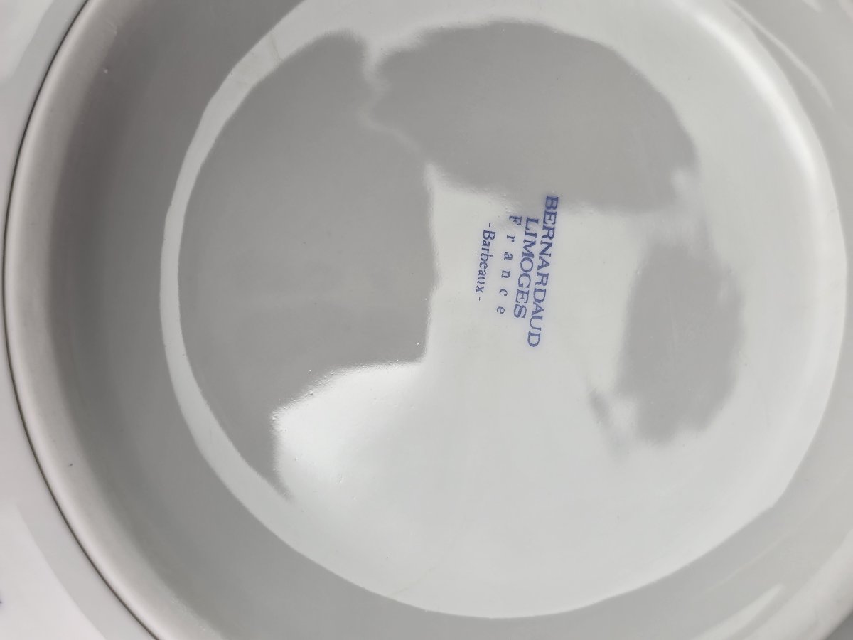 Bernardaud "barbeaux" - 1 Salad Bowl ∅ 25 Cm-photo-2