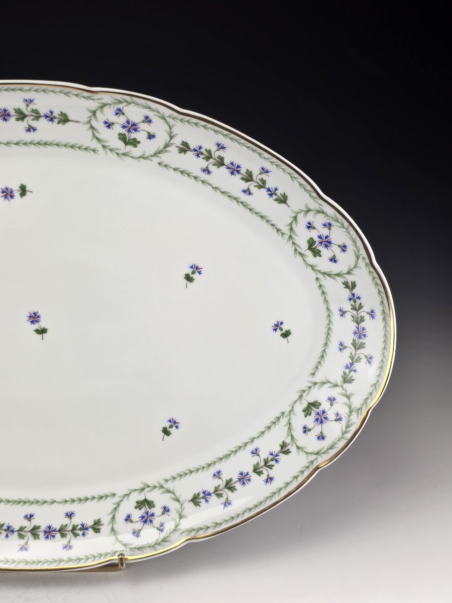 Bernardaud "Barbeaux" - 1 Plat ovale L 40 cm-photo-3