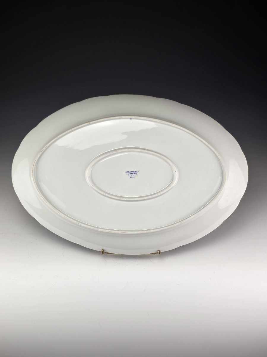 Bernardaud "Barbeaux" - 1 Plat ovale L 40 cm-photo-1