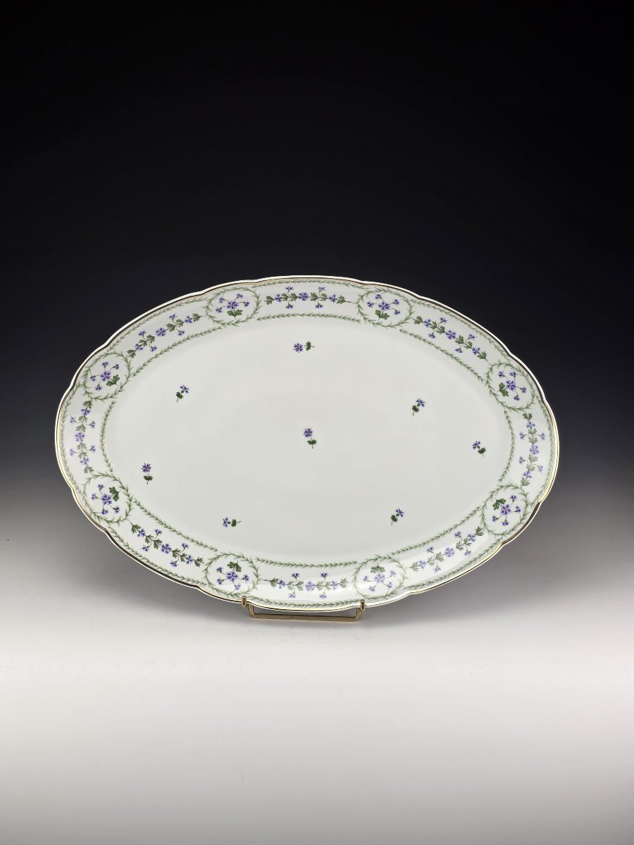 Bernardaud "Barbeaux" - 1 Plat ovale L 40 cm