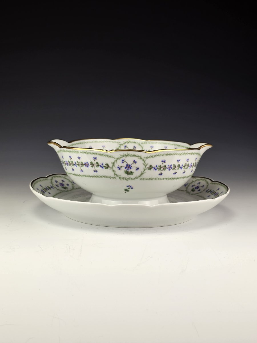 Bernardaud "barbeaux" - 1 Gravy Boat - ∅ 20 Cm-photo-4