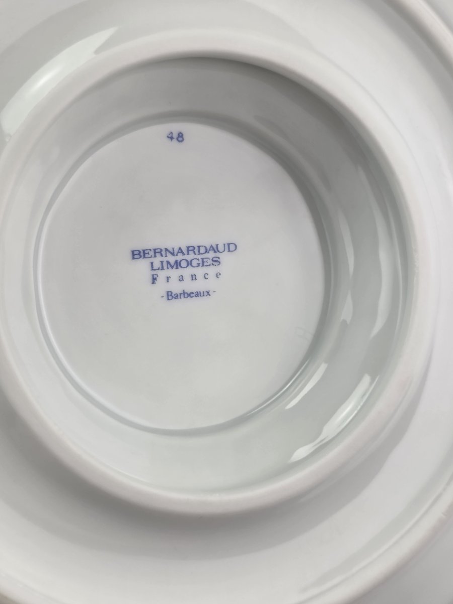 Bernardaud "barbeaux" - 1 Gravy Boat - ∅ 20 Cm-photo-2