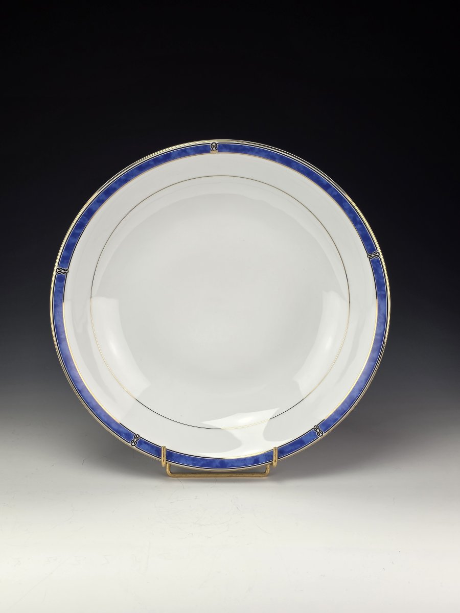 CHRISTOFLE "Océana Bleu" - Service de Table 20 pcs Porcelaine - Neuf - Boîtes-photo-3