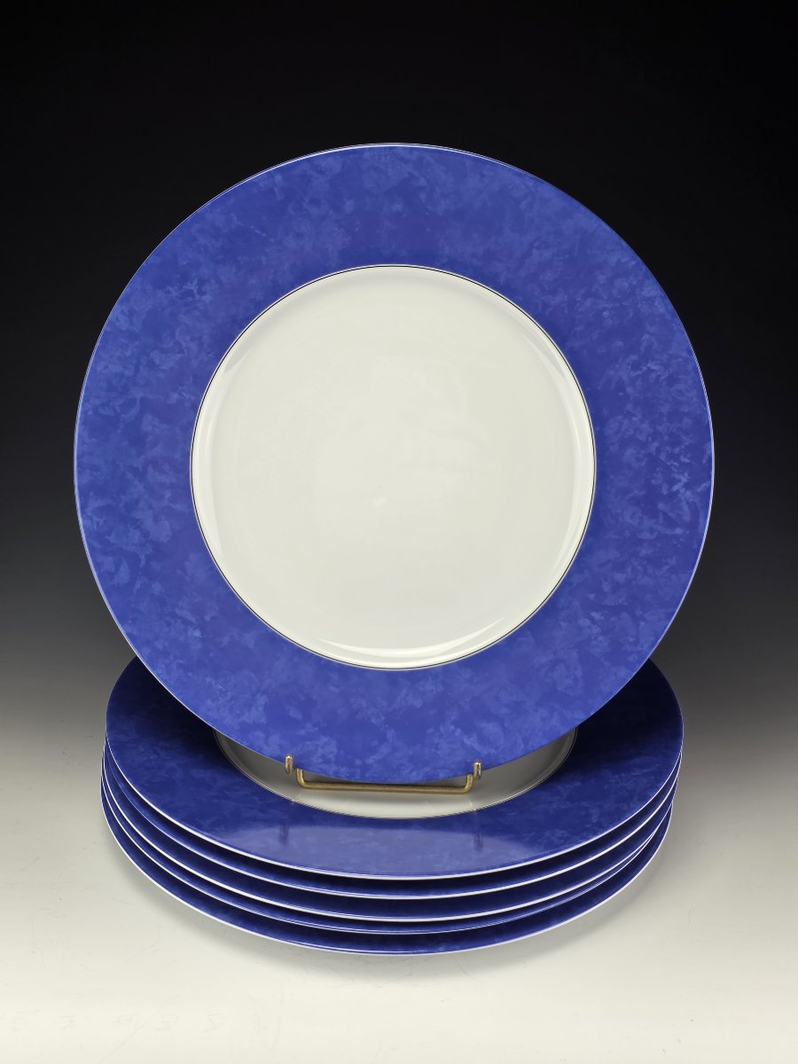 CHRISTOFLE "Océana Bleu" - Service de Table 20 pcs Porcelaine - Neuf - Boîtes-photo-4