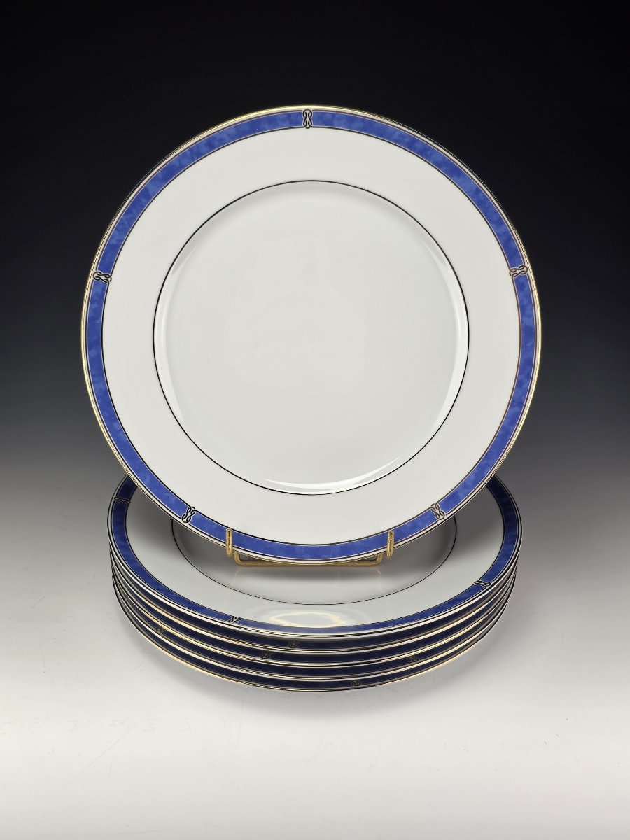 CHRISTOFLE "Océana Bleu" - Service de Table 20 pcs Porcelaine - Neuf - Boîtes-photo-2