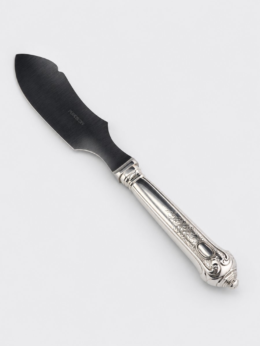 PUIFORCAT "Élysée" - Couteau à Fromage - Argent 950‰ - 19,5 cm - 95 g