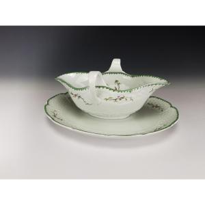 Raynaud - Limoges "si Kiang" - 1 Gravy Boat On Dormant
