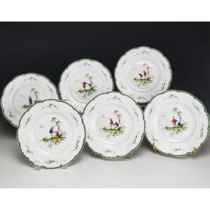 Raynaud - Limoges Si Kiang - 1 Assiette à Pain (choisir Scène) 8 Dispo