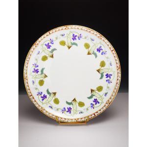 Haviland - Impératrice Eugénie - Plat de service Rond ∅ 31cm
