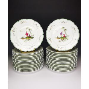 Raynaud - Limoges Si Kiang - 1 Table Plate (choose Scene) Several Available