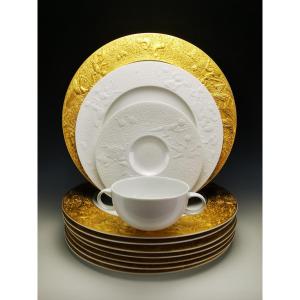 Rosenthal "the Magic Flute" (zauberflöte) By Bjørn Wiinblad, Service For 8 People.