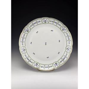 Bernardaud "Barbeaux" - 1 Plat rond ∅ 30 cm