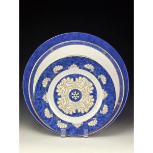 CHRISTOFLE "Océana Bleu" - Service de Table 20 pcs Porcelaine - Neuf - Boîtes