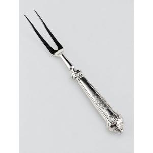 Puiforcat "élysée" - Game Fork - Solid Silver - 950‰ - 24.5 Cm - 157 G