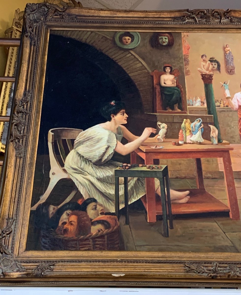 L’atelier Des Tanagras Par Gerõme-photo-2
