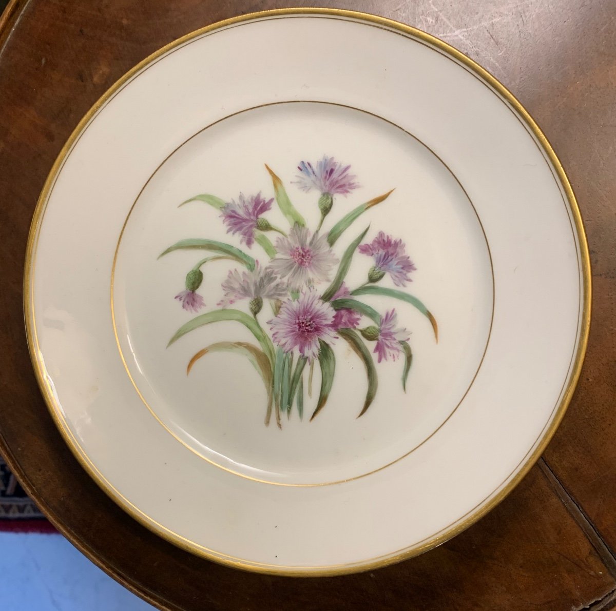 19th Century Mounted Porcelain Plate