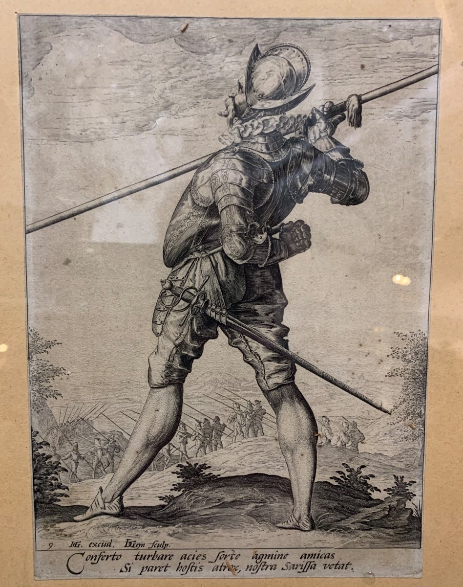 5 Soldats & Officiers Par Jacques De Gheîn Circa 1607 -photo-5
