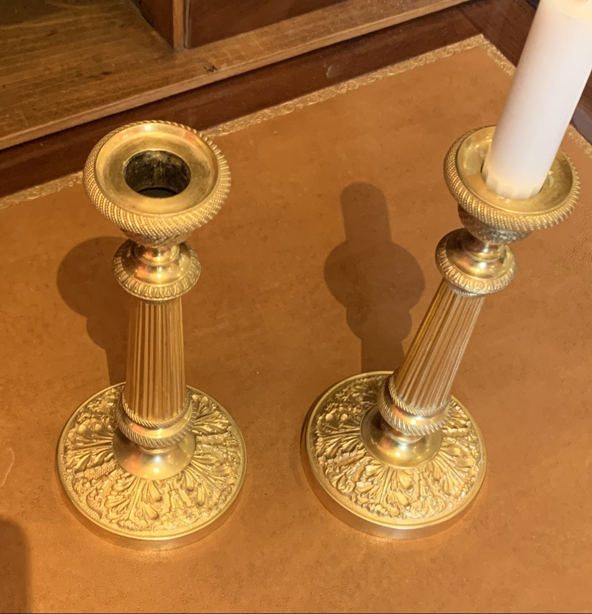 Small Restoration Candlesticks, Pair -photo-4