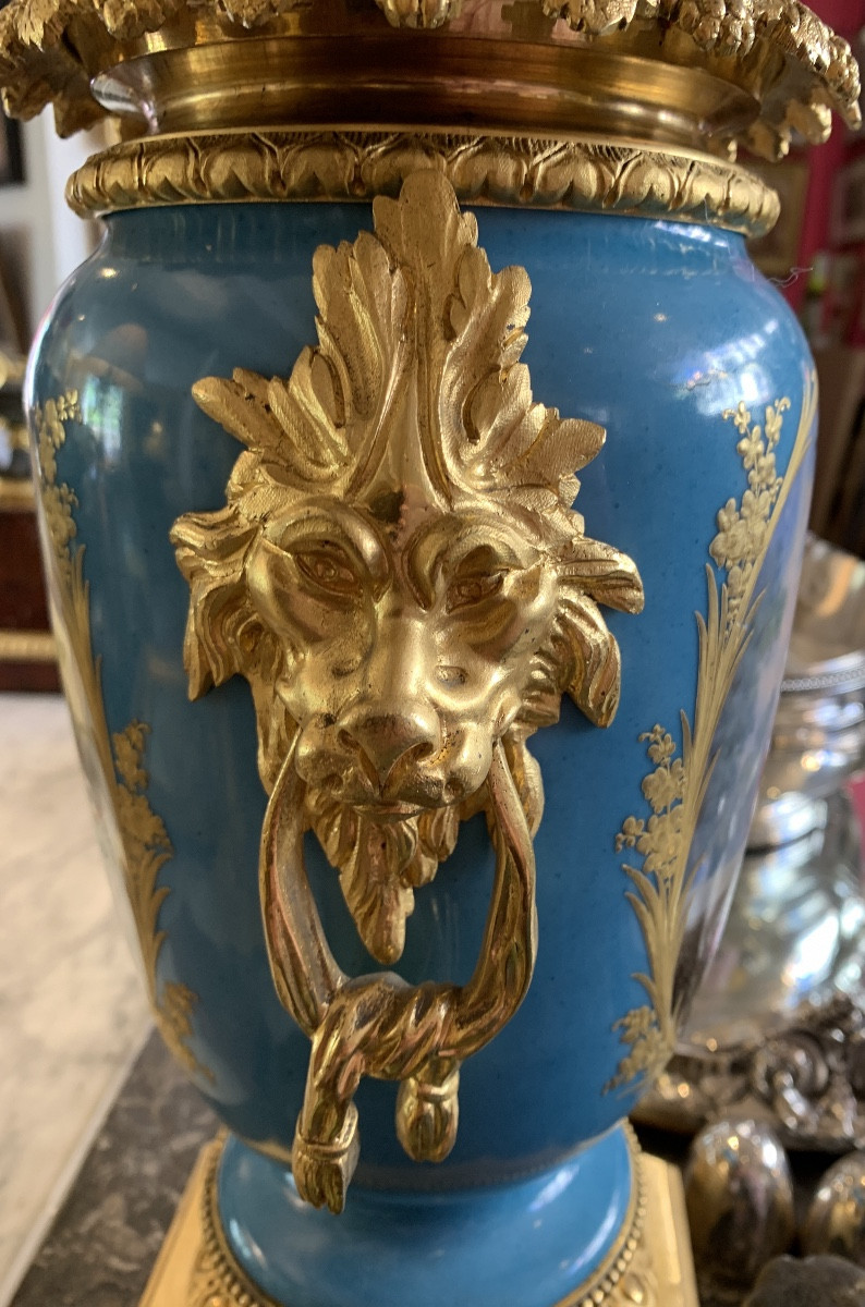 Pair Of Napoleon Period Vases/lamps-photo-7