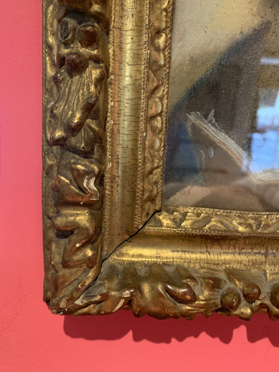 Pastel & Louis XIII Period Frame -photo-4