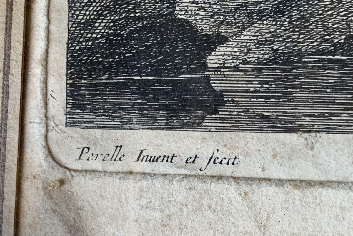 17th Century Engraving By Perelle-photo-2