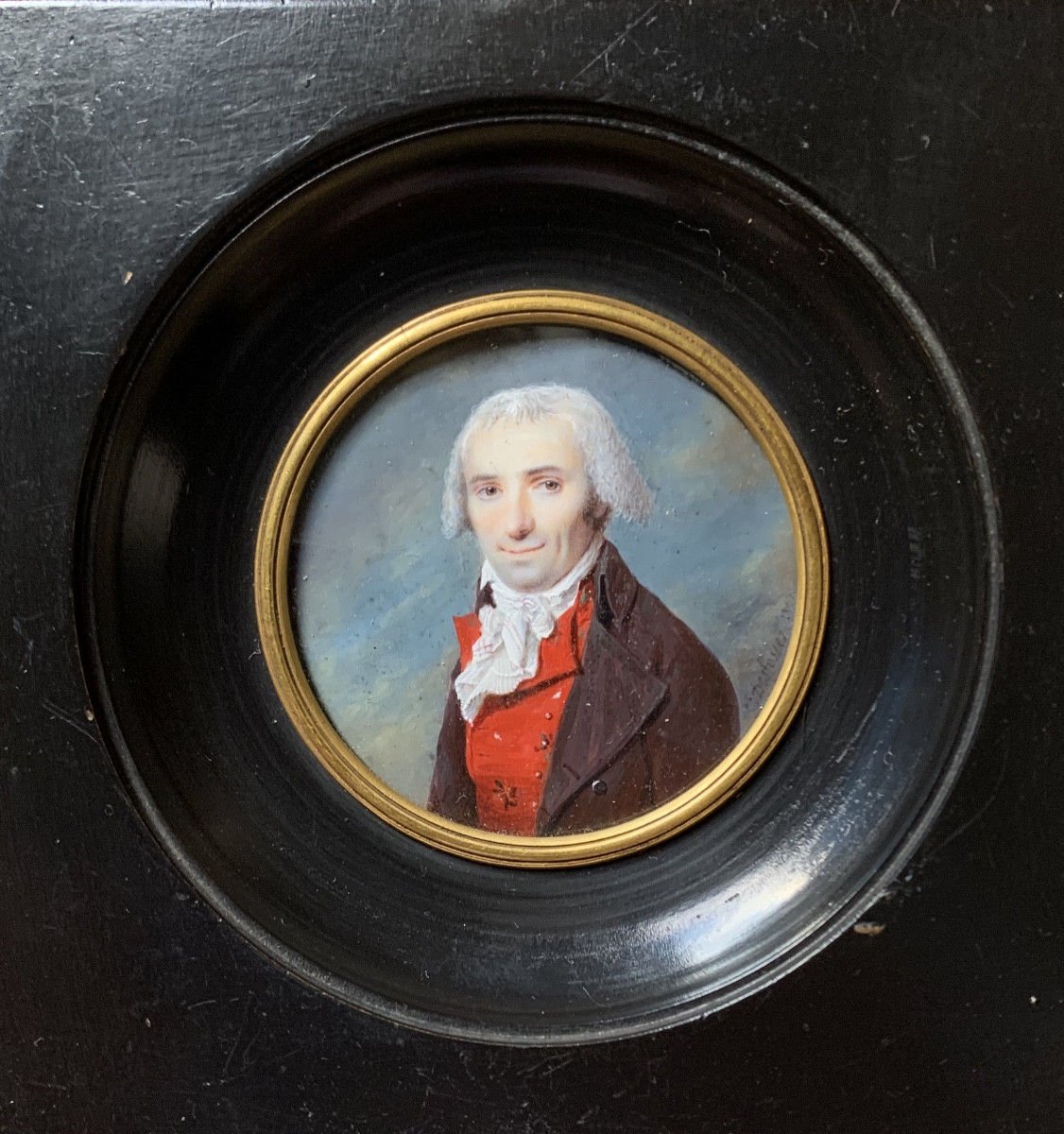 Miniature From The Directoire Period 