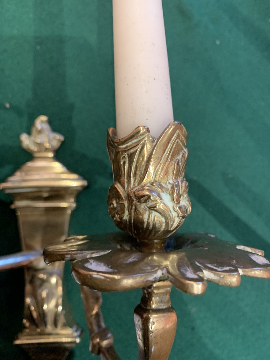 Paire d’appliques, d’époque Régence -photo-2