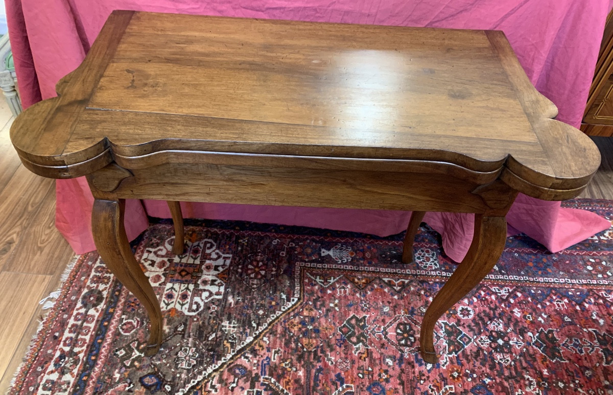 Folding Game Table, Louis XV Period -photo-4
