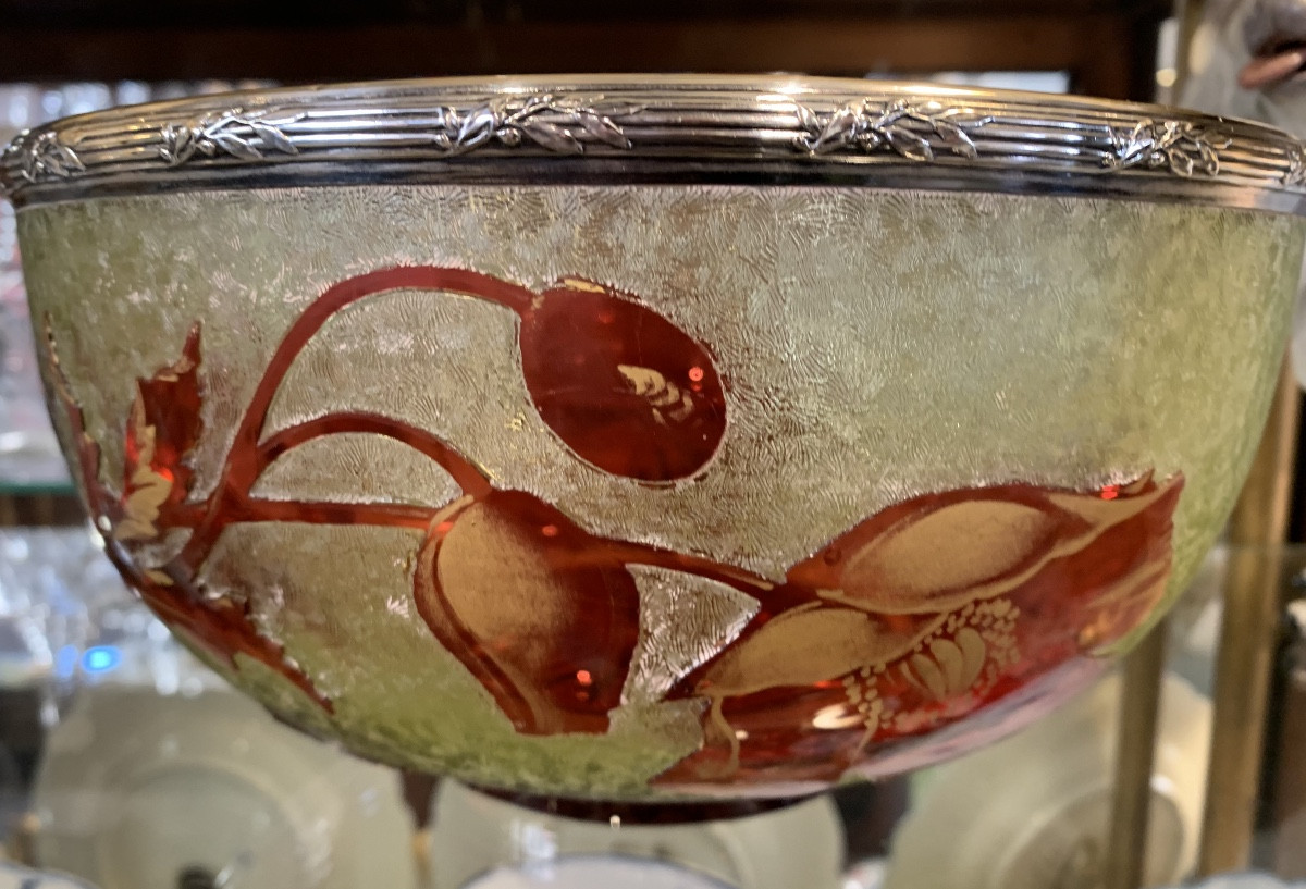 Grande coupe, Cristal Art Nouveau -photo-3