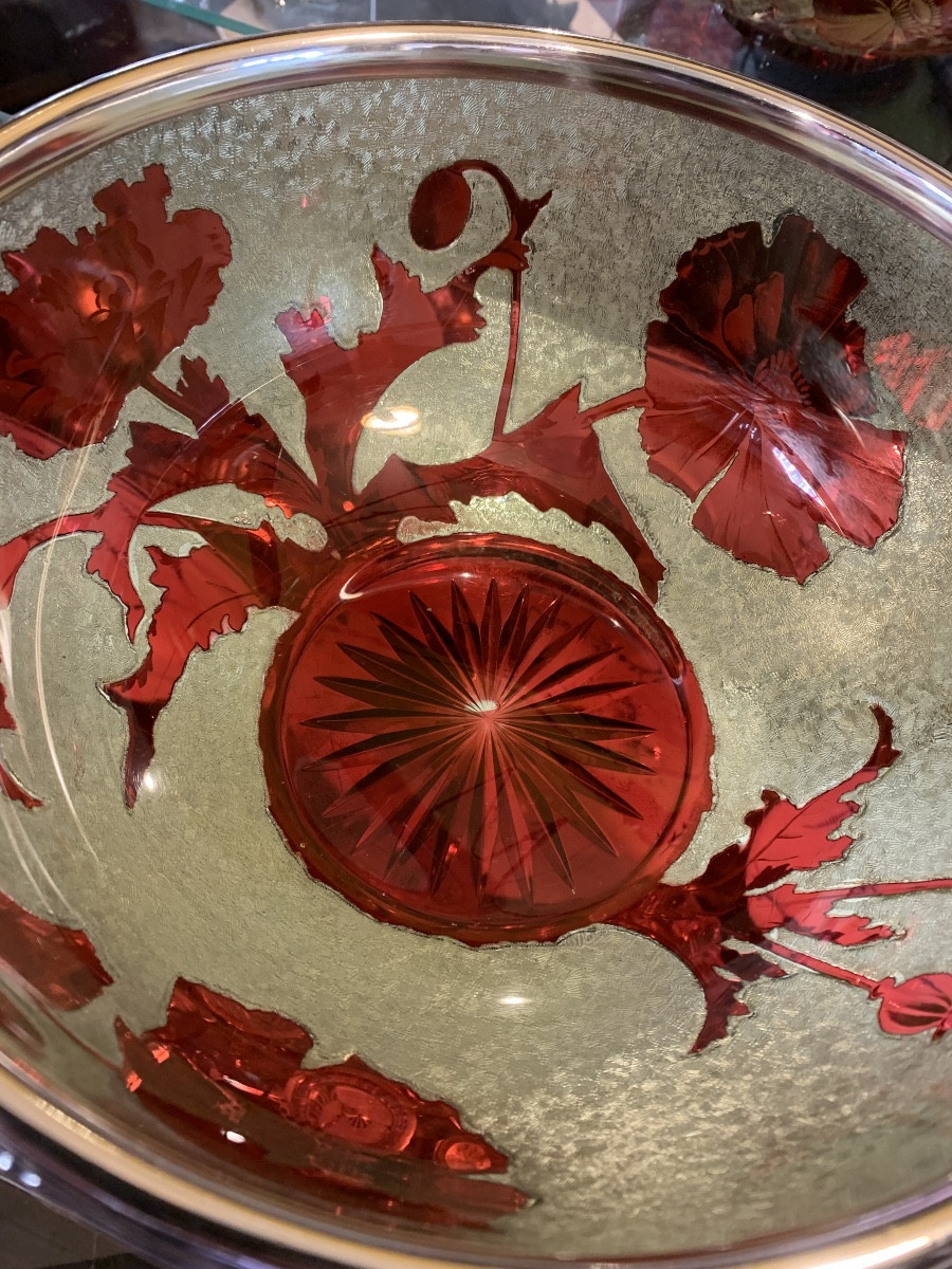 Grande coupe, Cristal Art Nouveau -photo-3