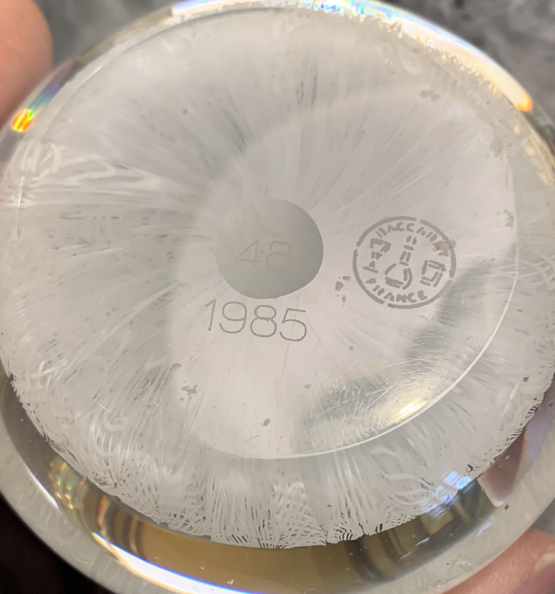 Sulfure Millefiori de Baccarat -photo-3