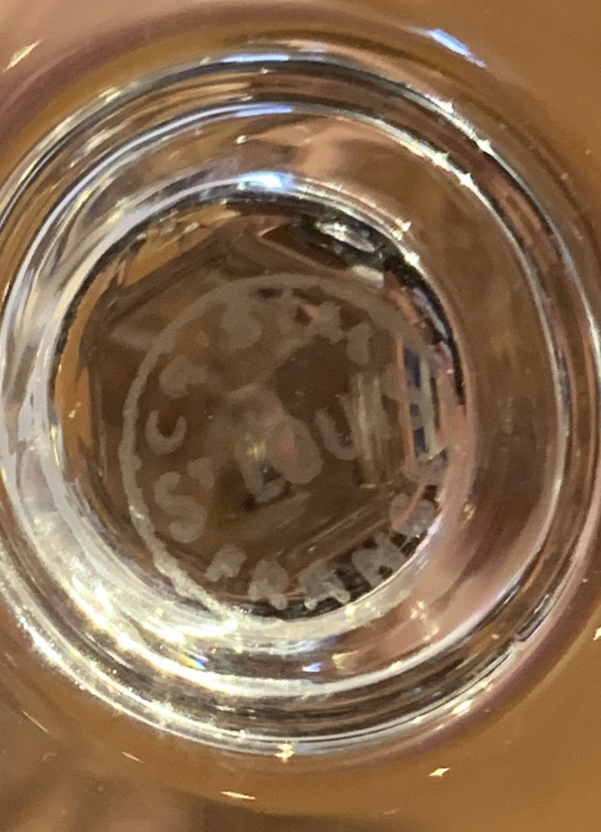 6 Saint Louis Glasses , Chantilly N*5-photo-2