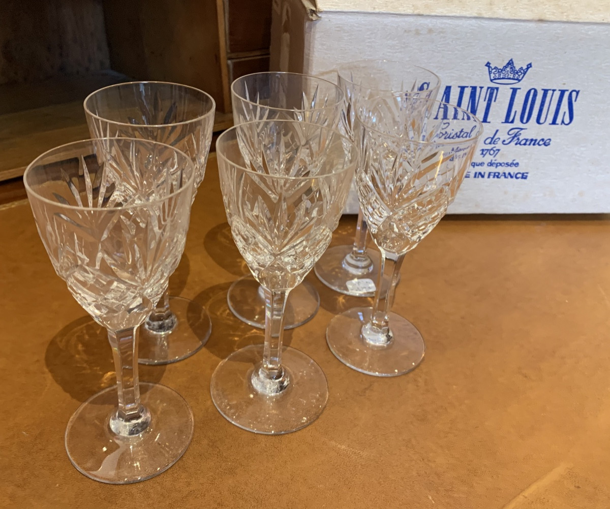 6 Saint Louis Glasses , Chantilly N*5