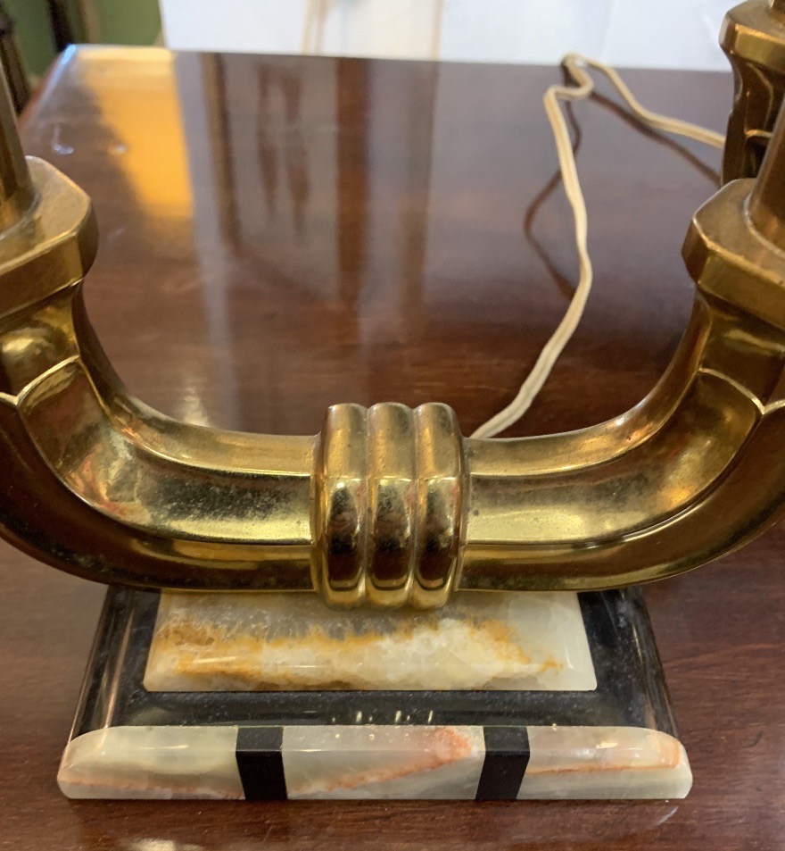 Pair Of Art Deco Lamps-photo-4
