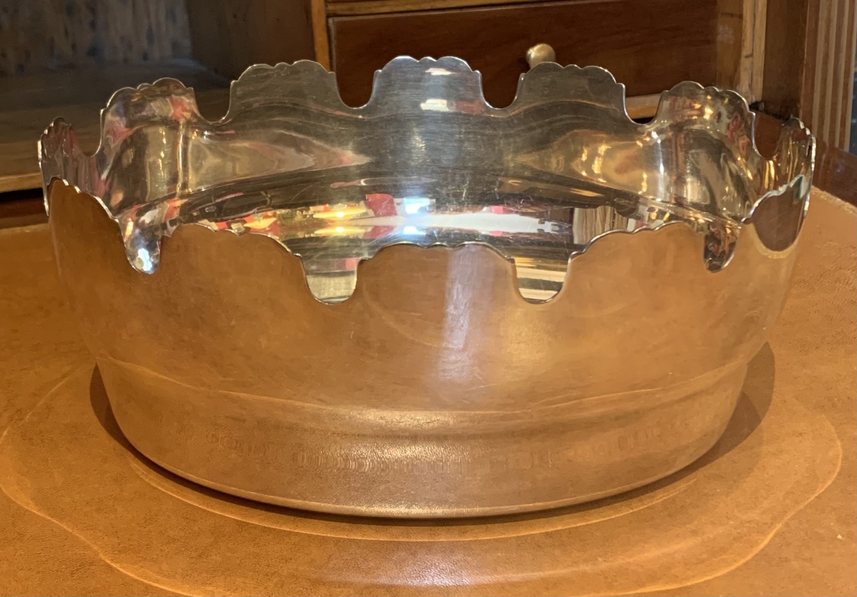 Canopy In Silver-plated Metal