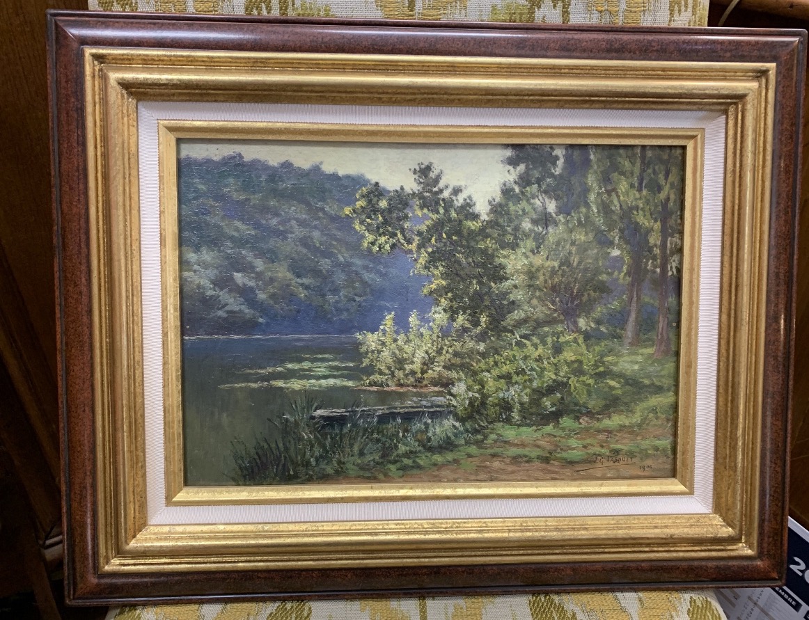Paysage de Perigueux par Jean-Georges Pasquet 