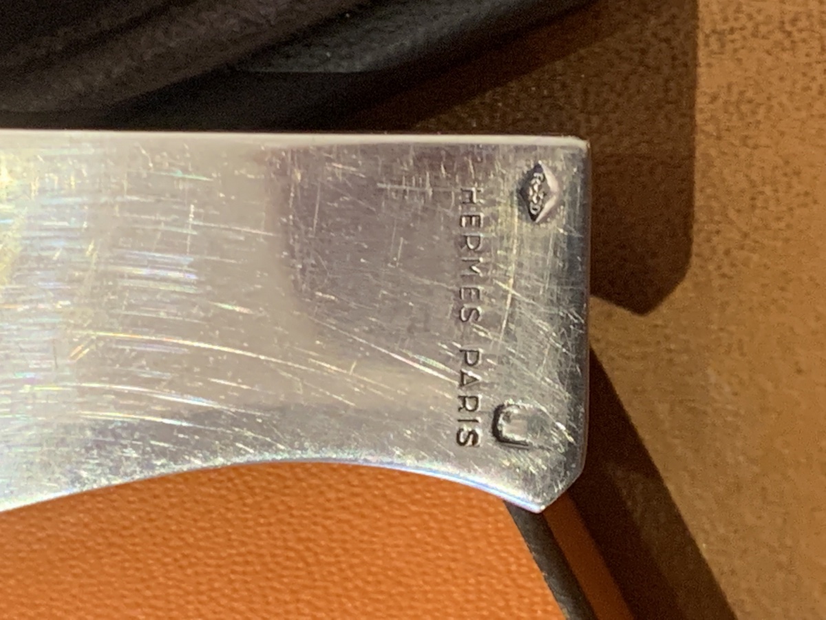 Ouvre lettre Hermès en argent massif -photo-3