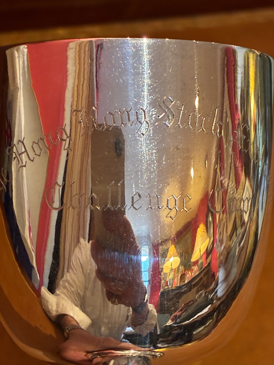 Coupe/ Trophée Bourse de Hong Kong années 80’ argent massif -photo-3
