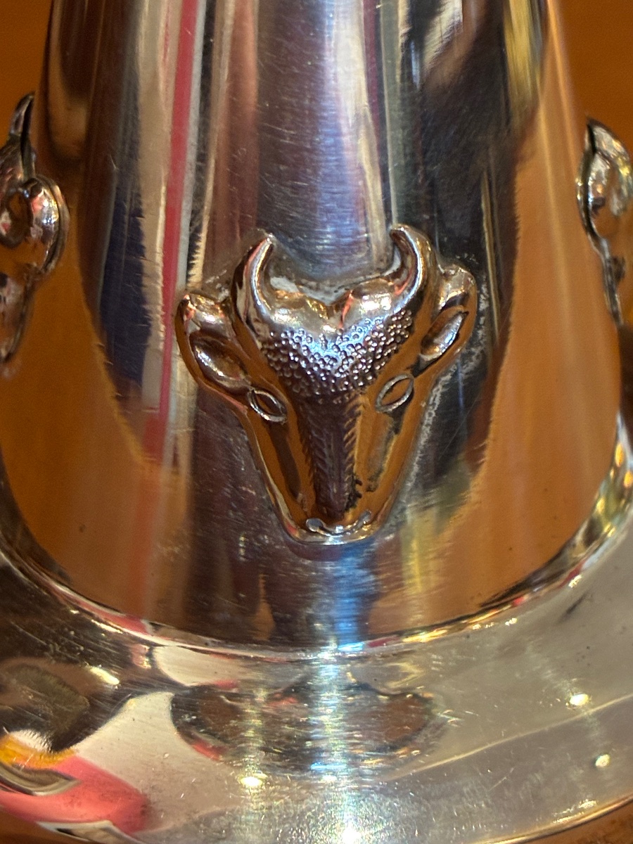 Coupe/ Trophée Bourse de Hong Kong années 80’ argent massif -photo-1