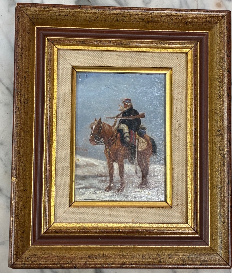 Military XIX, Panel On Wood -photo-2