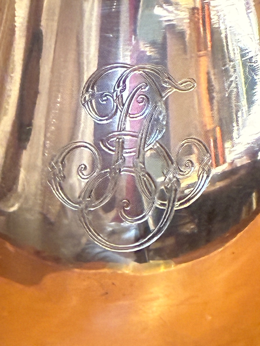 Solid Silver Teapot, -photo-6