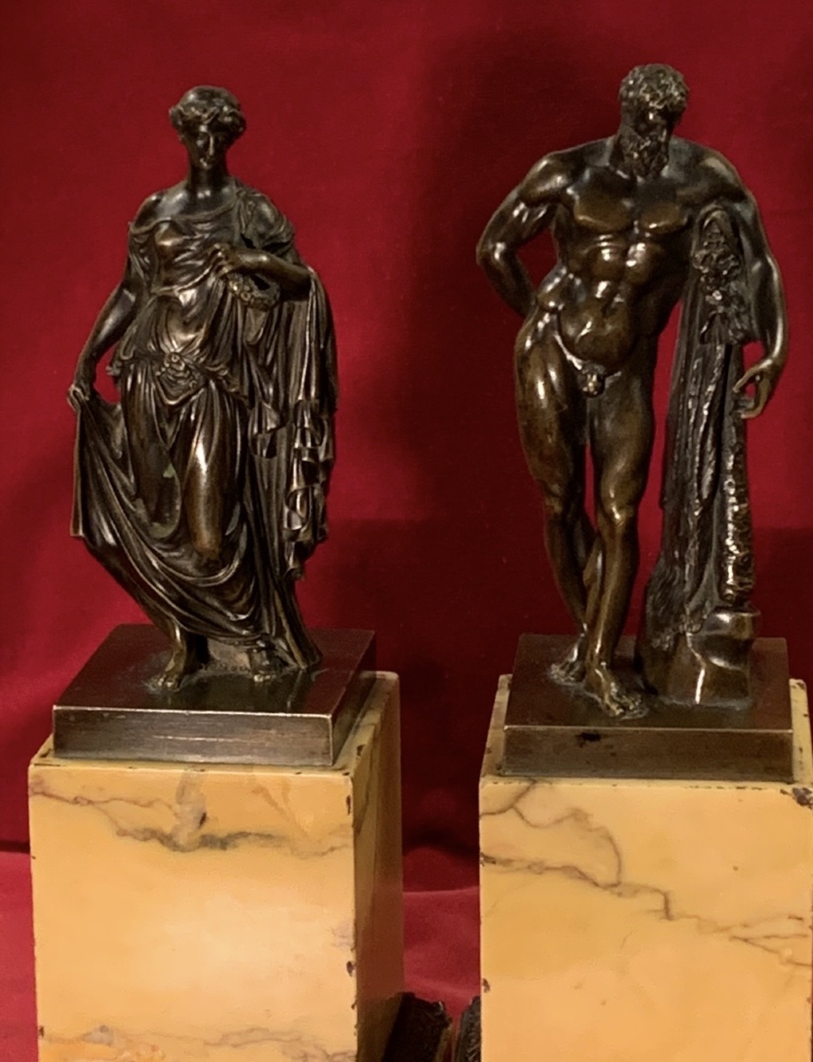 Hercules & Flora, Bronzes From The Grand Tour, Charles X -photo-2