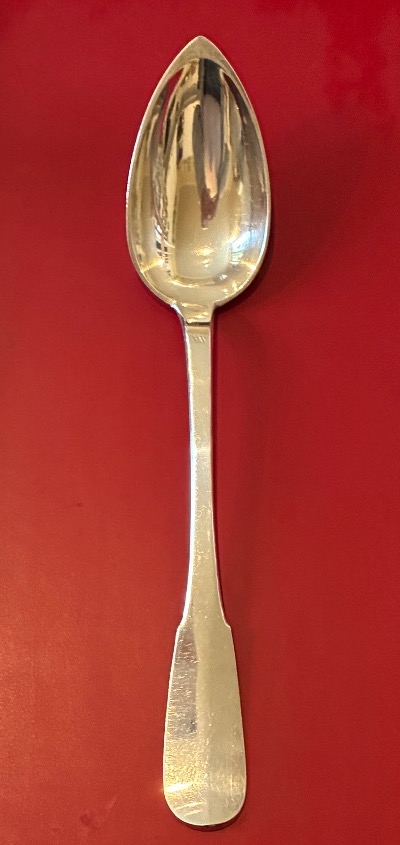 Solid Silver Stew Spoon -photo-2