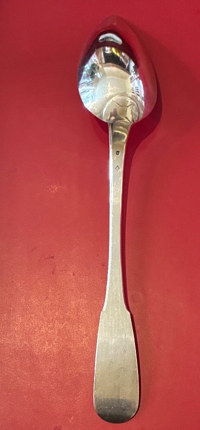 Solid Silver Stew Spoon 