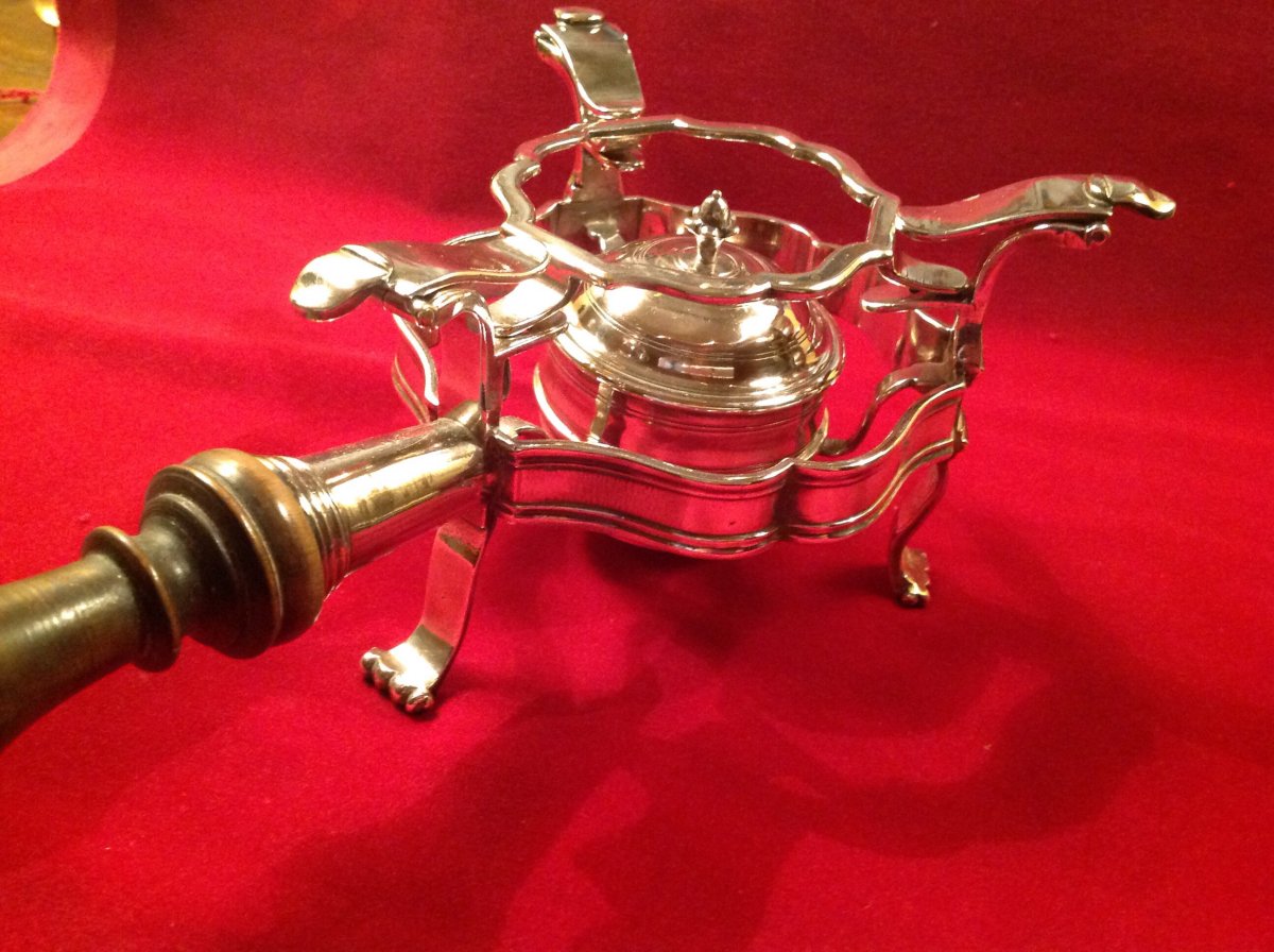 XVIIIth Plated Metal Stove