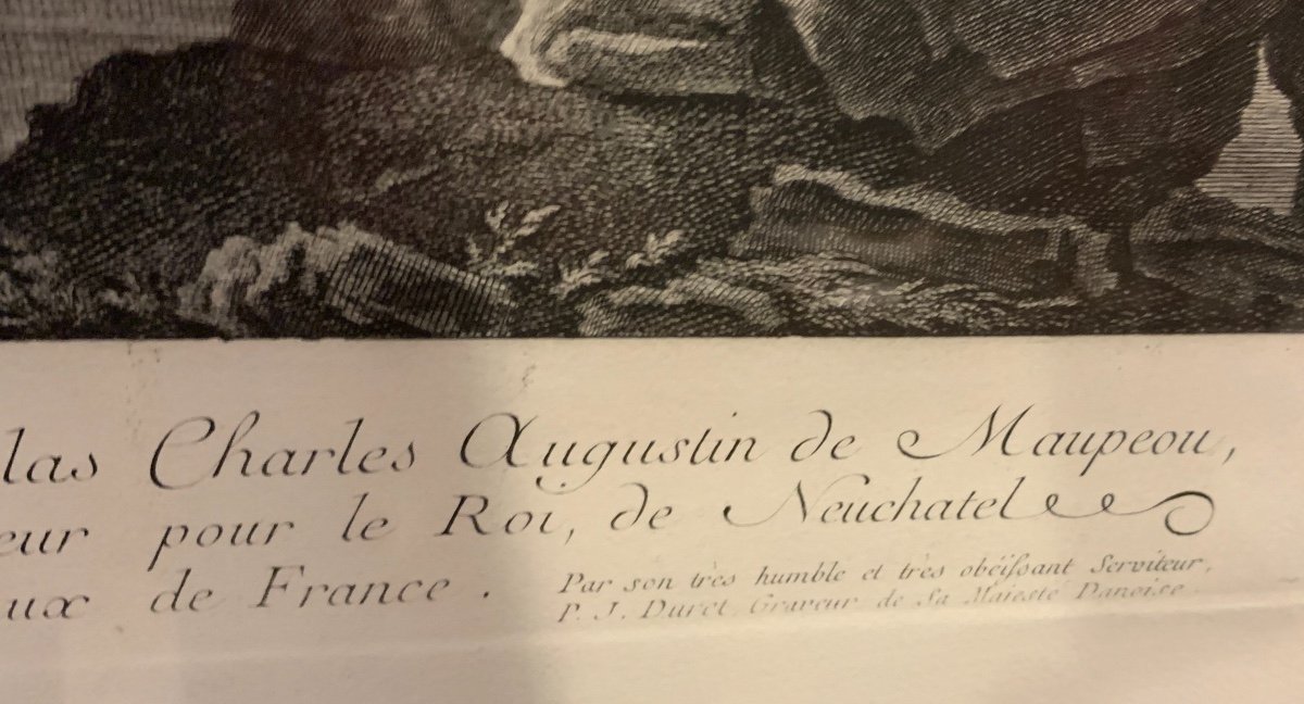 Grande Gravure De J Vernet De 1773 : Vieux Port D’italie-photo-4