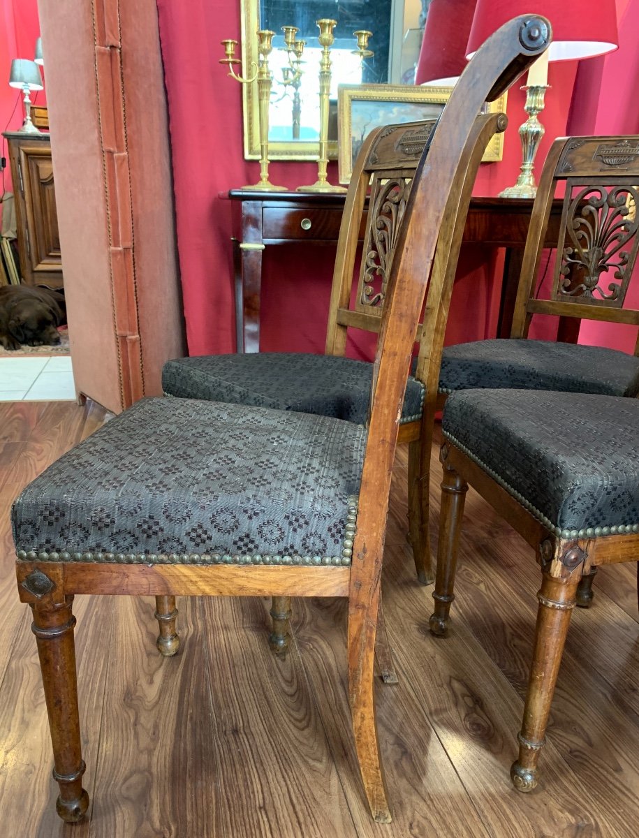 Set Of Etruscan Chairs, Directoire Period-photo-1