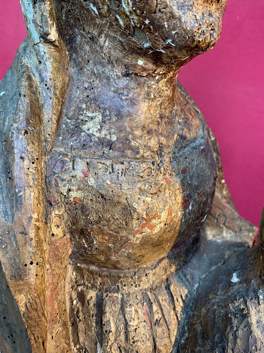 Sainte Anne Trinitaire, Sculpture XVeime-photo-2